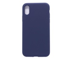 Evelatus Apple iPhone Xs MAX Nano Silikoninis dėklas Soft Touch TPU Midnight Mėlyna