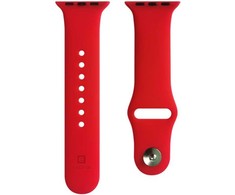 Evelatus Apple Watch 38/40/41mm Silicone Loop Watch Straps (132mm M/L) Raudona