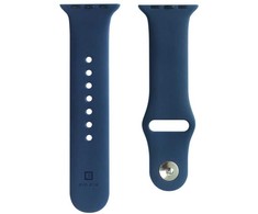 Evelatus Apple Watch 42/44/45mm Silicone Loop Watch Straps (140mm M/L) Mėlyna