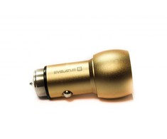 Įkroviklis Evelatus Įkroviklis samochodowa Evelatus ECC01 2xUSB Złota