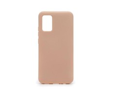 Evelatus Samsung Galaxy A02s Nano Silikoninis dėklas Soft Touch TPU rusvai gelsvas