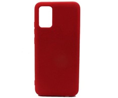 Evelatus Samsung Galaxy A02s Nano Silikoninis dėklas Soft Touch TPU Raudona