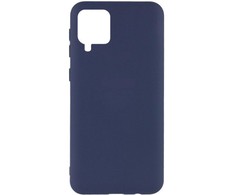 Evelatus Samsung Galaxy A12 / M12 Nano Silikoninis dėklas Soft Touch TPU Midnight Mėlyna