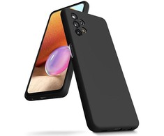 Evelatus Samsung Galaxy A32 5G Nano Silikoninis dėklas Soft Touch TPU Juodas