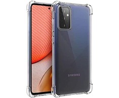 Evelatus Samsung Galaxy A72 Military Shockproof Silikoninis dėklas TPU Transparent
