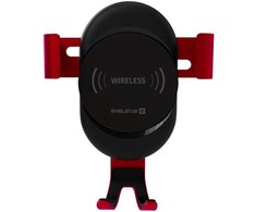 Evelatus - Gravity Car Holder with Wireless Charger WCH02 Raudona