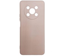 Evelatus Honor Magic4 Lite Nano Silikoninis dėklas Soft Touch TPU rusvai gelsvas