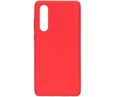 Evelatus Huawei P30 Premium Soft Touch Silikoninis dėklas Raudona