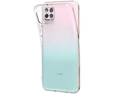 Evelatus Huawei P40 Lite Clear Silikoninis dėklas 1.5mm TPU