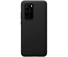 Evelatus Huawei P40 Pro Nano Silikoninis dėklas Soft Touch TPU Juodas