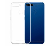 Evelatus Huawei Y6 2018 Clear Silikoninis dėklas 1.5mm TPU Transparent