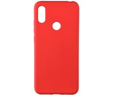 Dėklas Evelatus Huawei Y6s 2019 Soft Touch Silicone Raudona