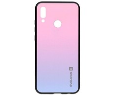 Dėklas Evelatus Huawei Y7 2019 Gradient Glass Case 2 Bubble Gum