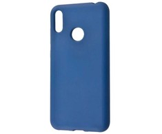 Dėklas Evelatus Huawei Y7 2019 Silicone case Mėlyna