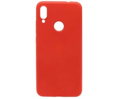 Dėklas Evelatus Huawei Y7 2019 Silicone case Raudona