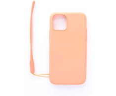 Evelatus Apple iPhone 11 Pro Soft Touch Silikoninis dėklas with Strap Rožinė