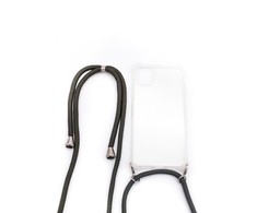 Dėklas Evelatus Apple iPhone Xs MAX Case with rope Žalias Transparent