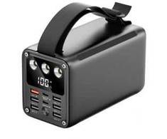 Evelatus Universal Outdoor Power Bank 22.5W 60000 mAh / 7 outputs 2 inputs Juodas