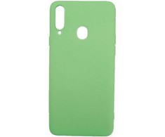 Evelatus Samsung Galaxy A20s Nano Silikoninis dėklas Soft Touch TPU Žalias