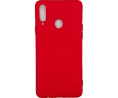 Evelatus Samsung Galaxy A20s Nano Silikoninis dėklas Soft Touch TPU Raudona