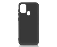 Evelatus Samsung Galaxy A21s Nano Silikoninis dėklas Soft Touch TPU Juodas