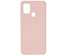 Evelatus Samsung Galaxy A21s Nano Silikoninis dėklas Soft Touch TPU rusvai gelsvas