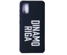 Evelatus Samsung A41 Soft Touch Silikoninis dėklas DR Logo N2 Baltas Juodas