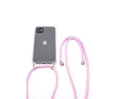 Dėklas Evelatus Samsung A50 Case with rope Rožinė Transparent