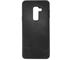 Dėklas Evelatus Samsung A6 Plus 2018 TPU case 1 with metal plate (possible to use with magnet car holder) Juodas
