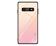 Dėklas Evelatus Samsung A7 2018 Gradient Glass Case 1 Mild Melon