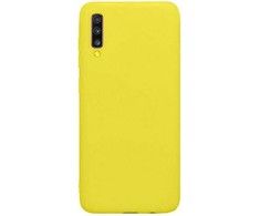 Evelatus Samsung Galaxy A70 Nano Silikoninis dėklas Soft Touch TPU Geltona