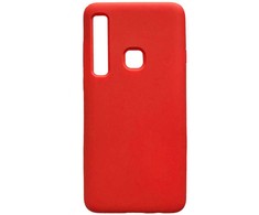 Evelatus Samsung Galaxy A9 2018 Nano Silikoninis dėklas Soft Touch TPU Raudona