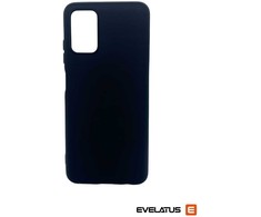 Evelatus Samsung Galaxy A03s Nano Silikoninis dėklas Soft Touch TPU Juodas