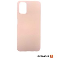 Evelatus Samsung Galaxy A03s Nano Silikoninis dėklas Soft Touch TPU rusvai gelsvas