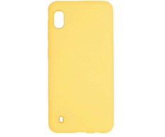 Evelatus Samsung Galaxy A10 Soft Touch Silikoninis dėklas with Strap Geltona