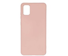 Evelatus Samsung Galaxy A12 / M12 Nano Silikoninis dėklas Soft Touch TPU rusvai gelsvas