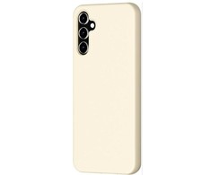 Evelatus Samsung Galaxy A14 5G Nano Silikoninis dėklas Soft Touch TPU rusvai gelsvas