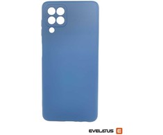 Evelatus Samsung Galaxy A22 4G Nano Silikoninis dėklas Soft Touch TPU Navy Mėlyna