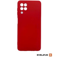 Evelatus Samsung Galaxy A22 4G Nano Silikoninis dėklas Soft Touch TPU Raudona