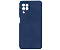 Evelatus Samsung Galaxy A22 4G Nano Silikoninis dėklas Soft Touch TPU Navy Mėlyna