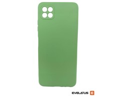 Evelatus Samsung Galaxy A22 5G Premium Soft Touch Silikoninis dėklas Žalias