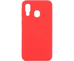 Evelatus Samsung Galaxy A40 Nano Silikoninis dėklas Soft Touch TPU Raudona