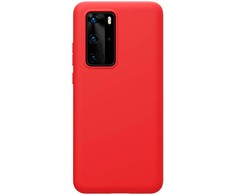 Evelatus Samsung Galaxy A41 Nano Silikoninis dėklas Soft Touch TPU Raudona