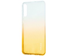 Dėklas Evelatus Samsung Galaxy A70 Gradient TPU Case Gold