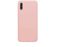 Evelatus Samsung Galaxy A70 Nano Silikoninis dėklas Soft Touch TPU rusvai gelsvas