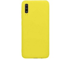 Evelatus Samsung Galaxy A70 Nano Silikoninis dėklas Soft Touch TPU Geltona