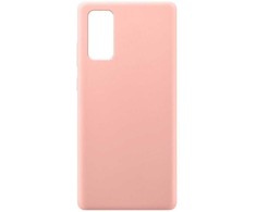 Evelatus Samsung Galaxy Note 20 Nano Silikoninis dėklas Soft Touch TPU rusvai gelsvas