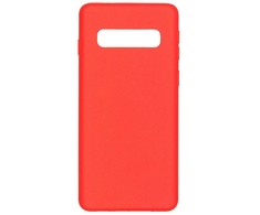 Evelatus Samsung Galaxy S10 Nano Silikoninis dėklas Soft Touch TPU Raudona