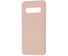 Evelatus Samsung Galaxy S10e Nano Silikoninis dėklas Soft Touch TPU Rožinė Sand