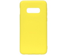 Evelatus Samsung Galaxy S10e Nano Silikoninis dėklas Soft Touch TPU Geltona